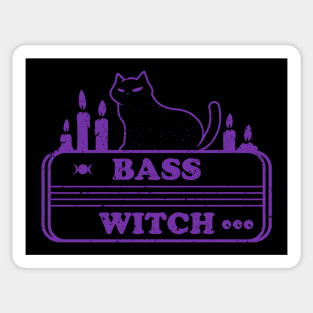 Bass Witch Sticker